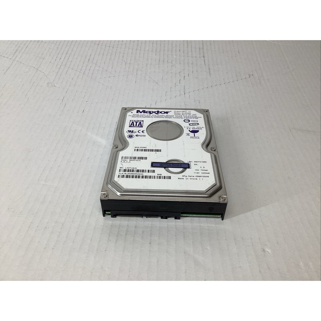Maxtor DiamondMax 10 200GB SATA 6L200M0 BACE1G10 K,M,C,A MA6L200M0 Hard Drive