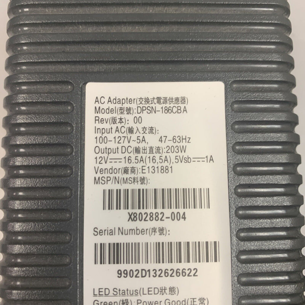 Microsoft Xbox 360 AC Adapter OEM Power Supply Brick DPSN-186CB - Brick Only