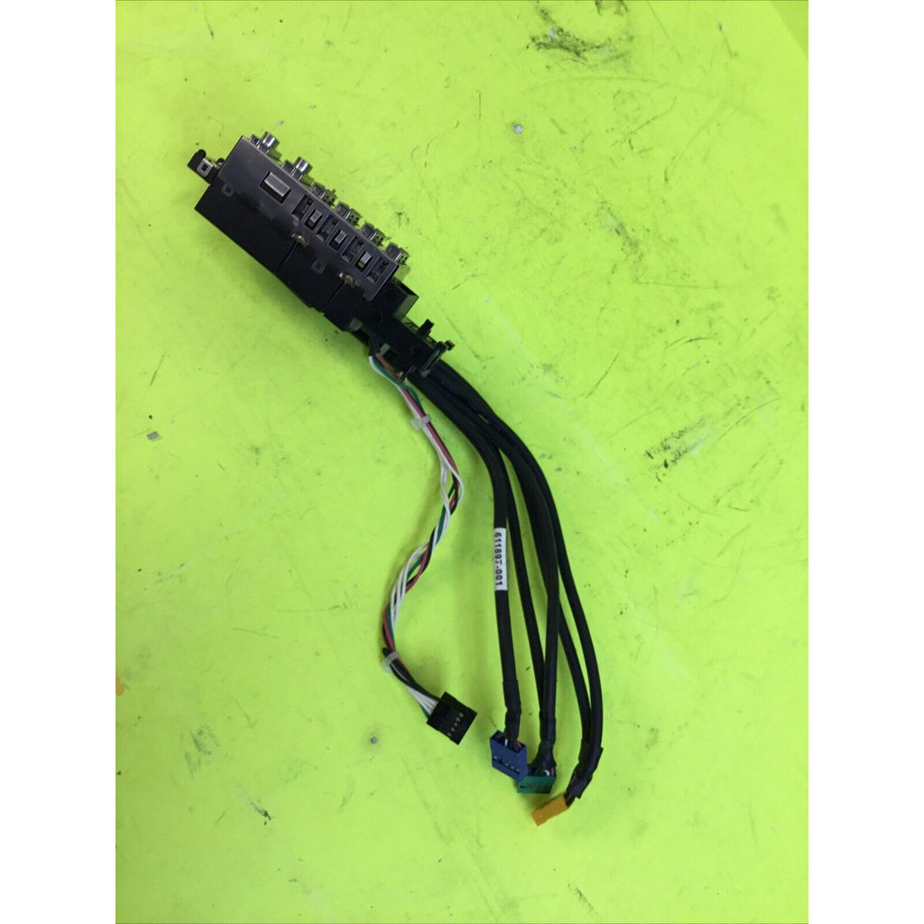 HP 611897-001 Computer Power Button USB Audio Assembly with Cables
