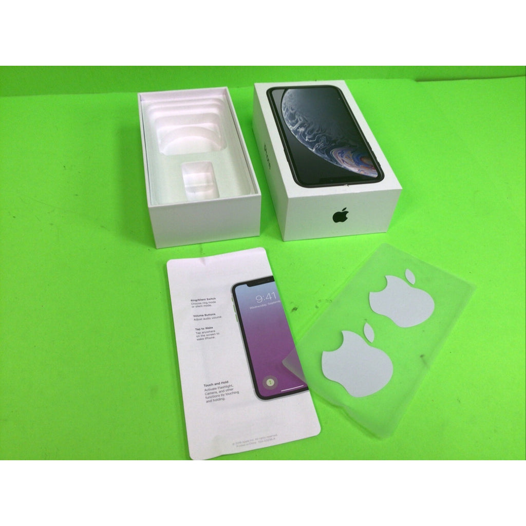 iPhone XR 64GB Black Empty Box Only with Stickers and Insert