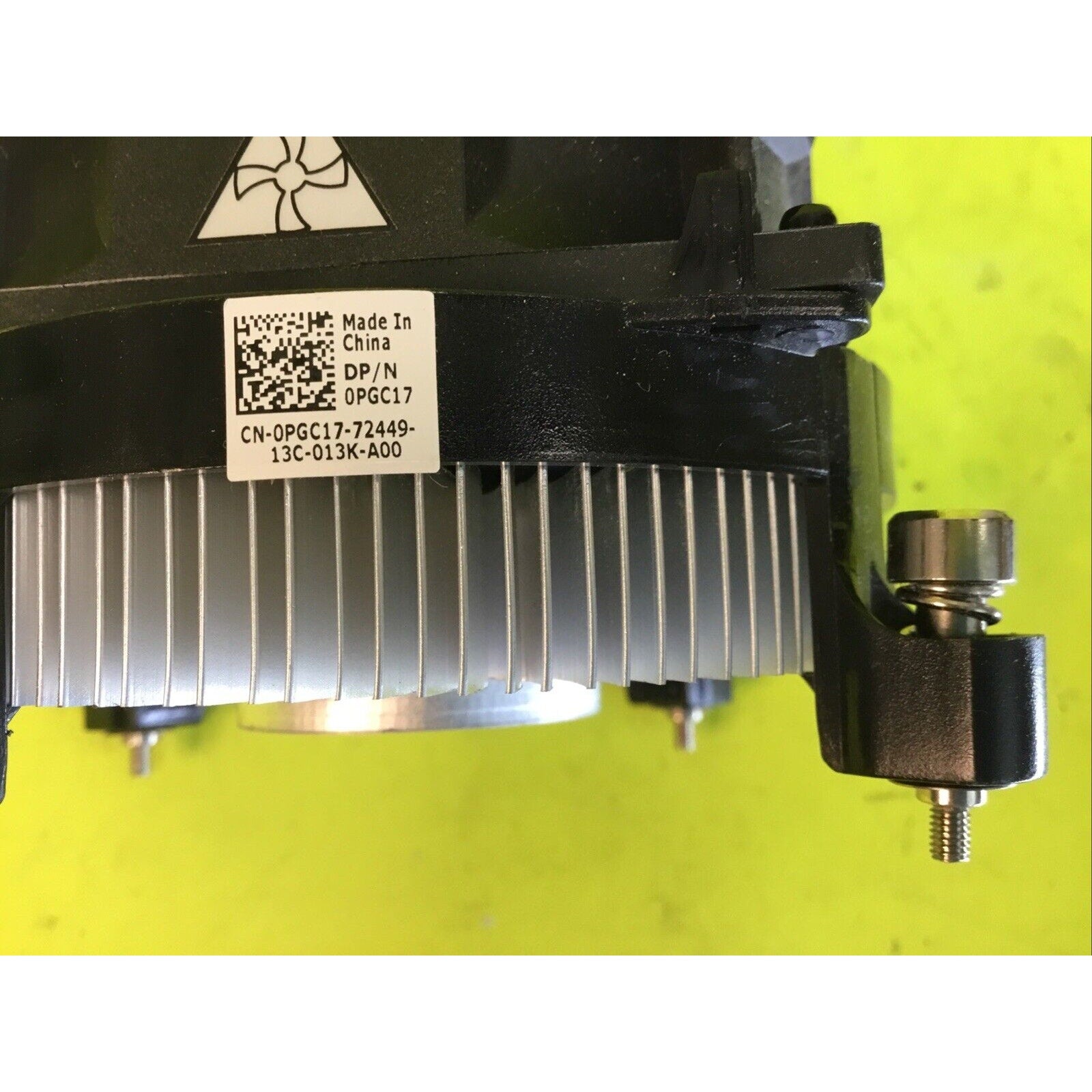 Dell Inspiron 580 Desktop CPU Heatsink with Cooling Fan 0PGC17 TESTED