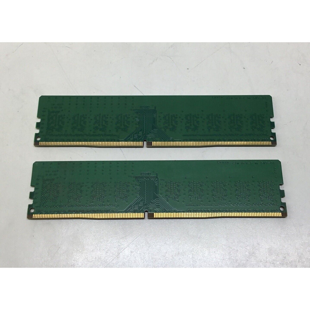 Lot 2x 4GB (8GB) Crucial CT4G4DFS8213.C8FBD1 PC4 DDR4-2133 DIMM Desktop RAM