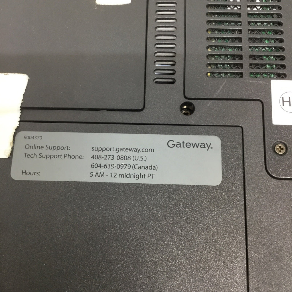 GATEWAY Mt6452 - BOOTS TO BIOS - AMD TURION - 2GB RAM - READ DESCRIPTION