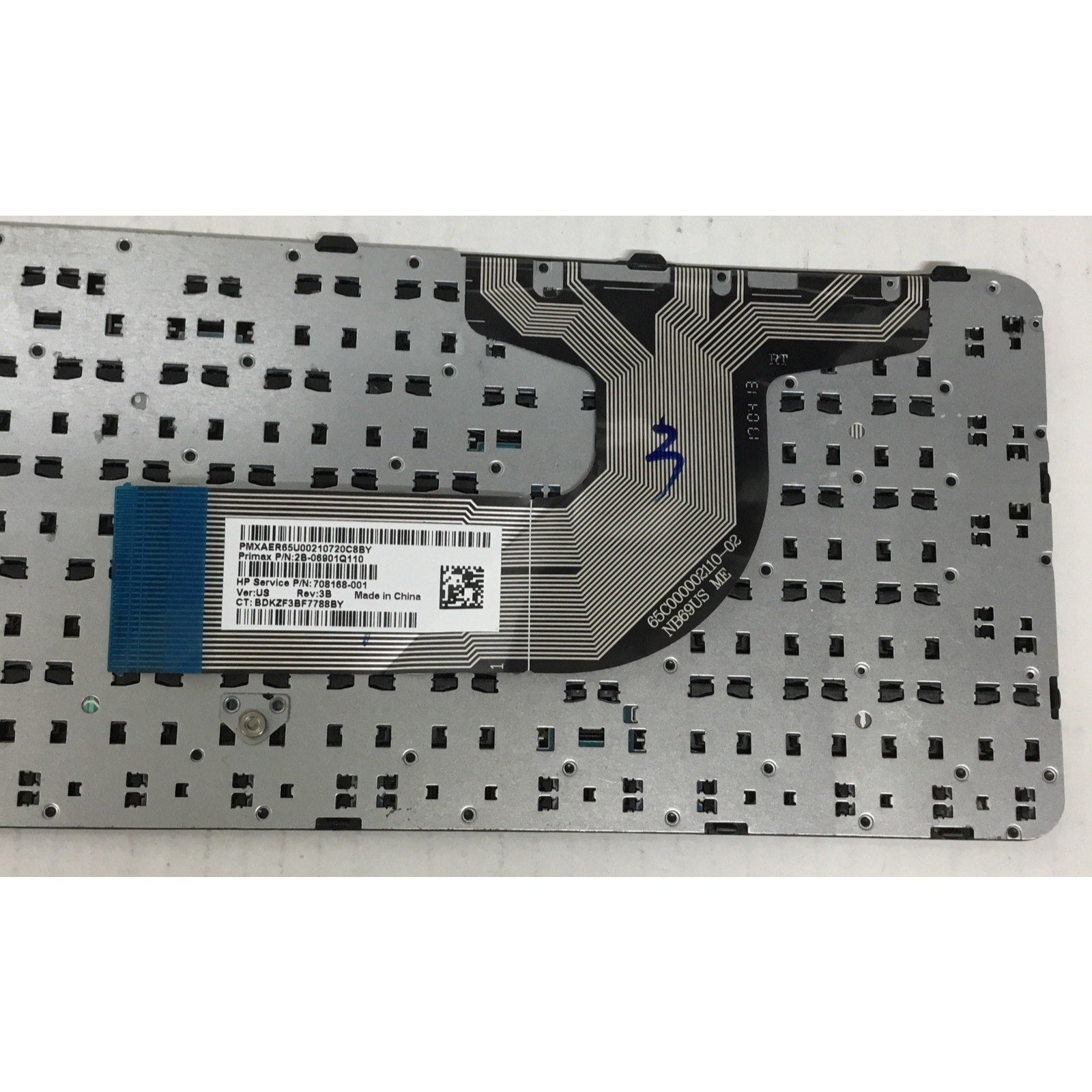 708168-001 AER65U00310 GENUINE HP KEYBOARD BLACK 15-F