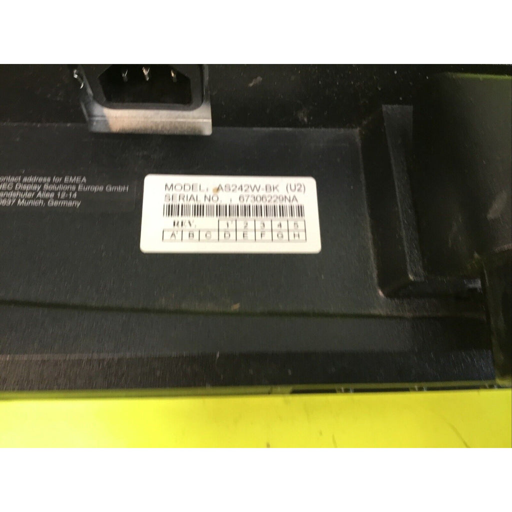 NEC DISPLAY SOLUTIONS AS242W-BK 24" LCD Monitor
