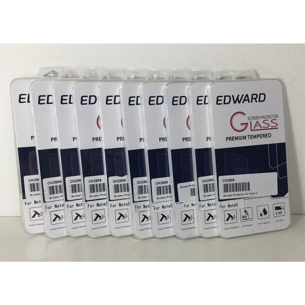 Lot of 11 - LCD Clear Glass Screen Protector for Samsung Galaxy Note 5