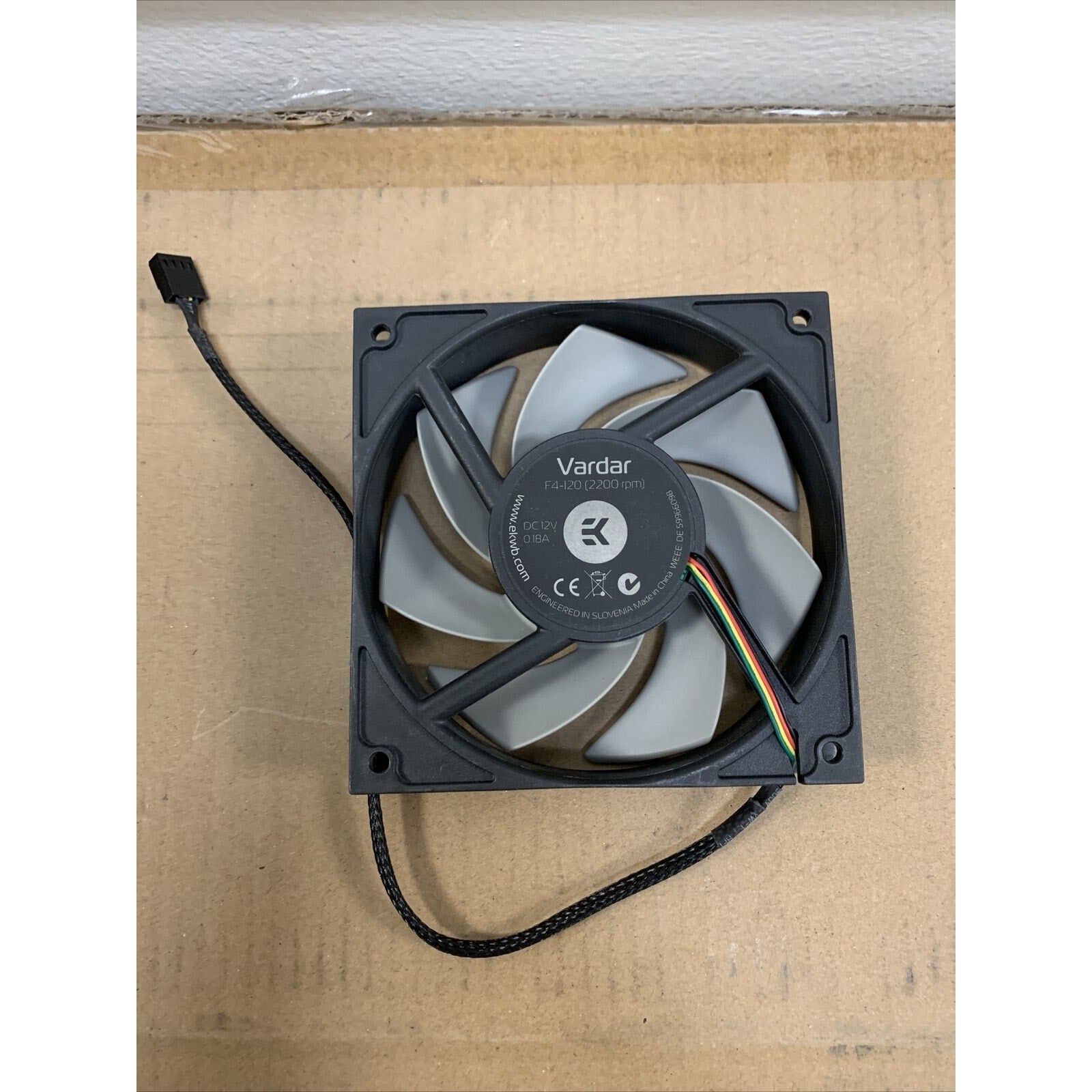 EKWB EK-Vardar F4-120 (2200RPM) High Performance Case Fan