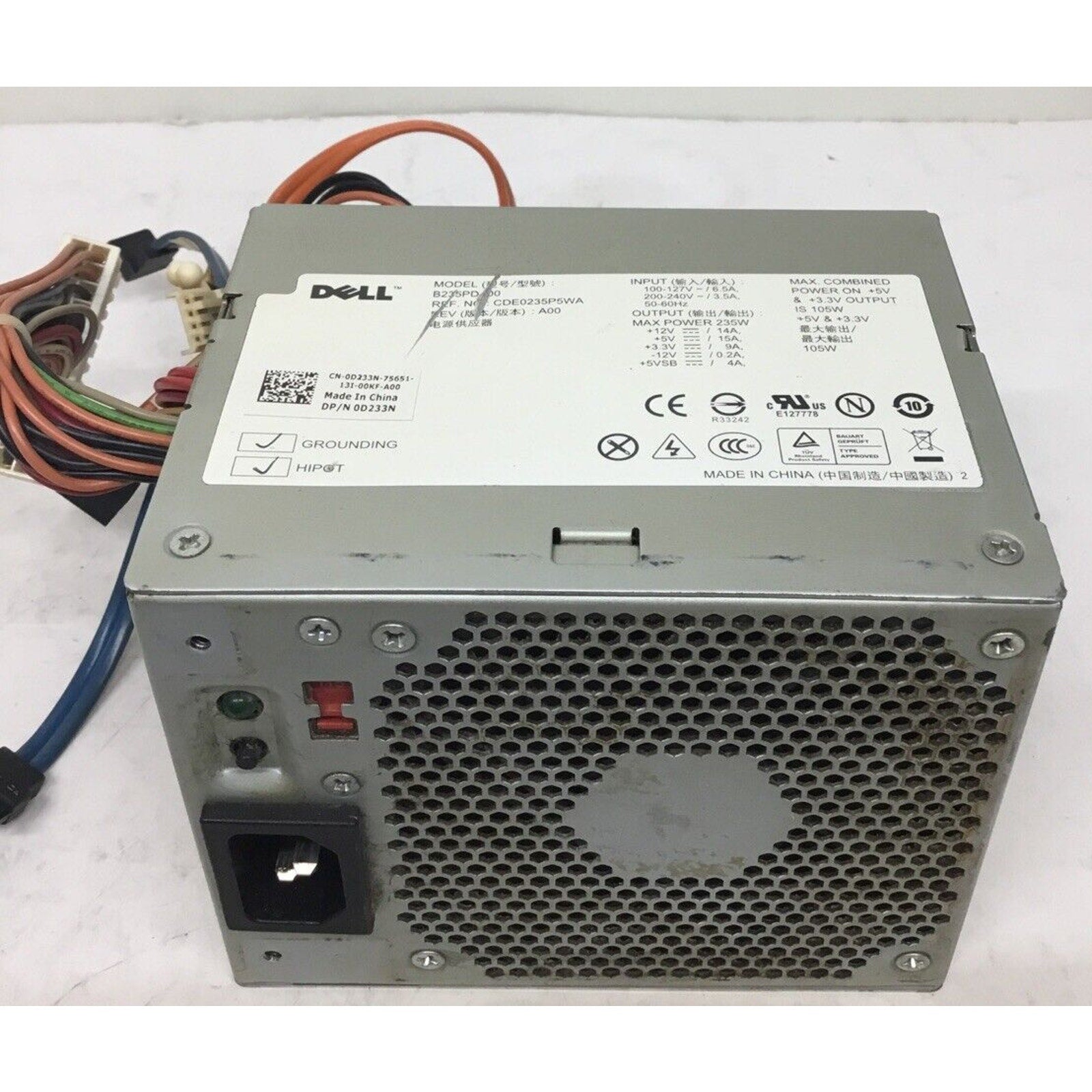 Dell 0M618F D235PD-00 235W Power Supply for Optiplex 360 380