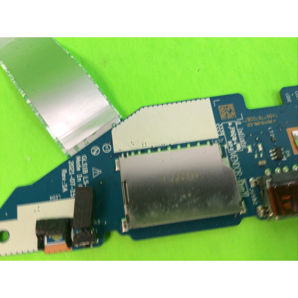 LS-L502P Lenovo IdeaPad 1 15ADA7 Power Button USB Card Reader Board w/ Cable