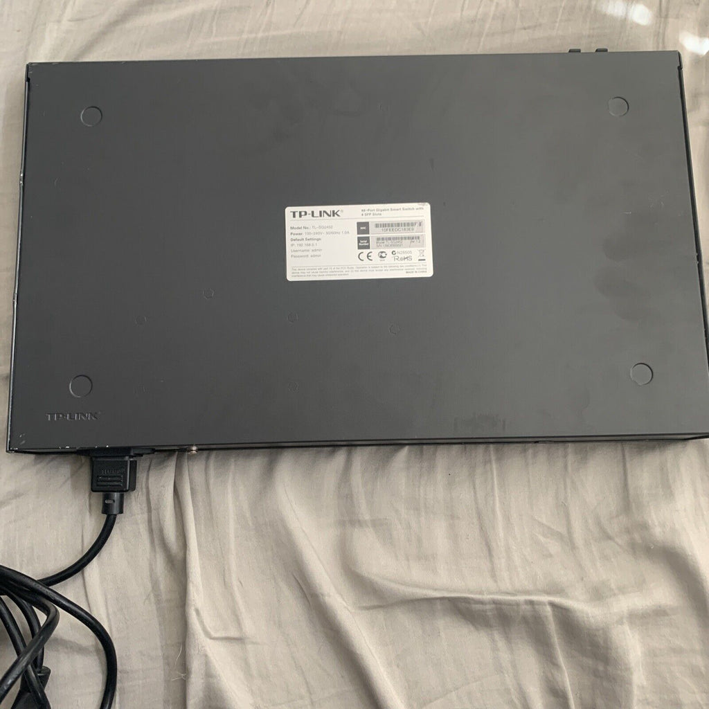 TP-Link TL-SG2452 48-Port Gigabit Smart Ethernet Hub / Switch with 4 SFP Slots