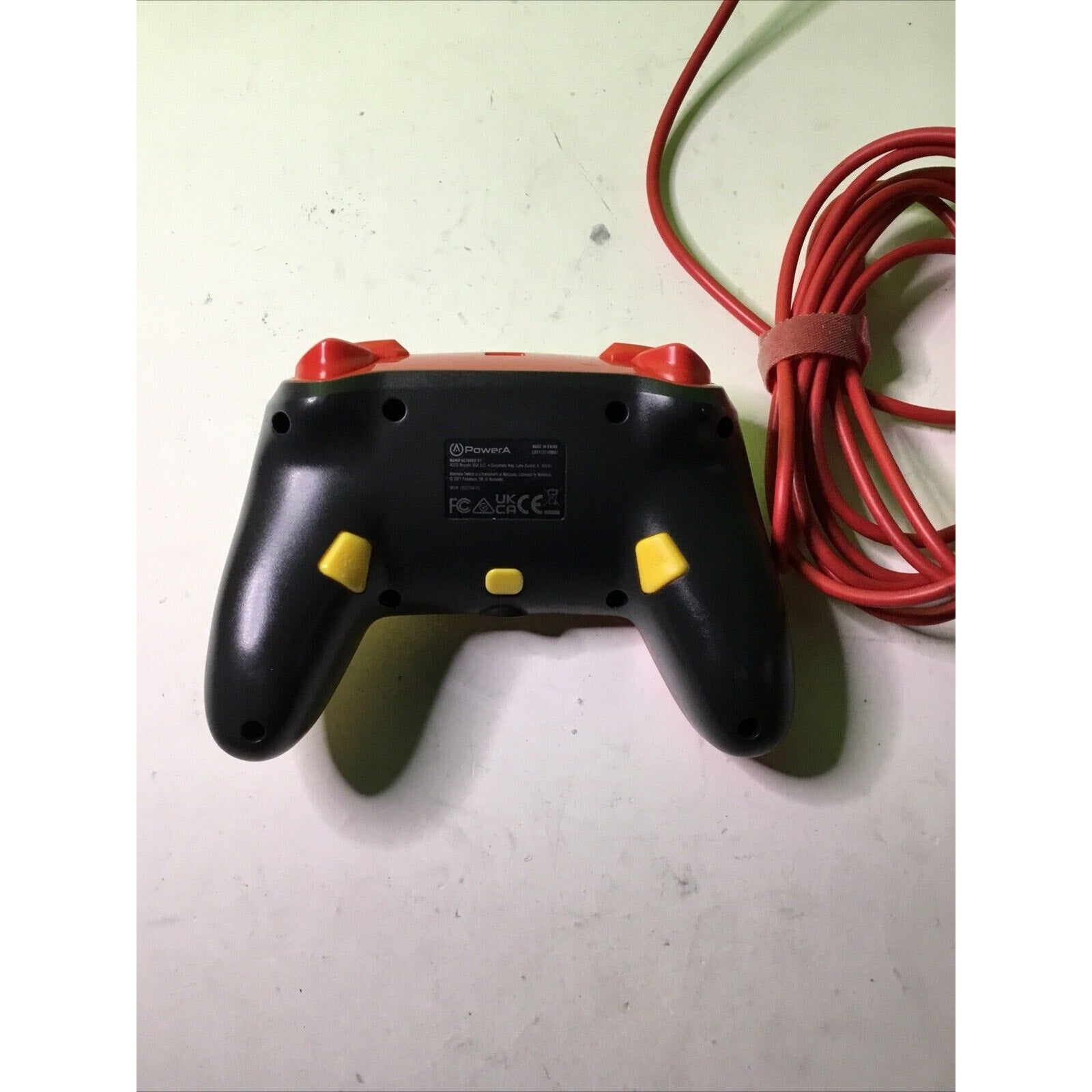Power A Pokemon Pikachu Nintendo Switch Wired Enhanced Controller Yellow