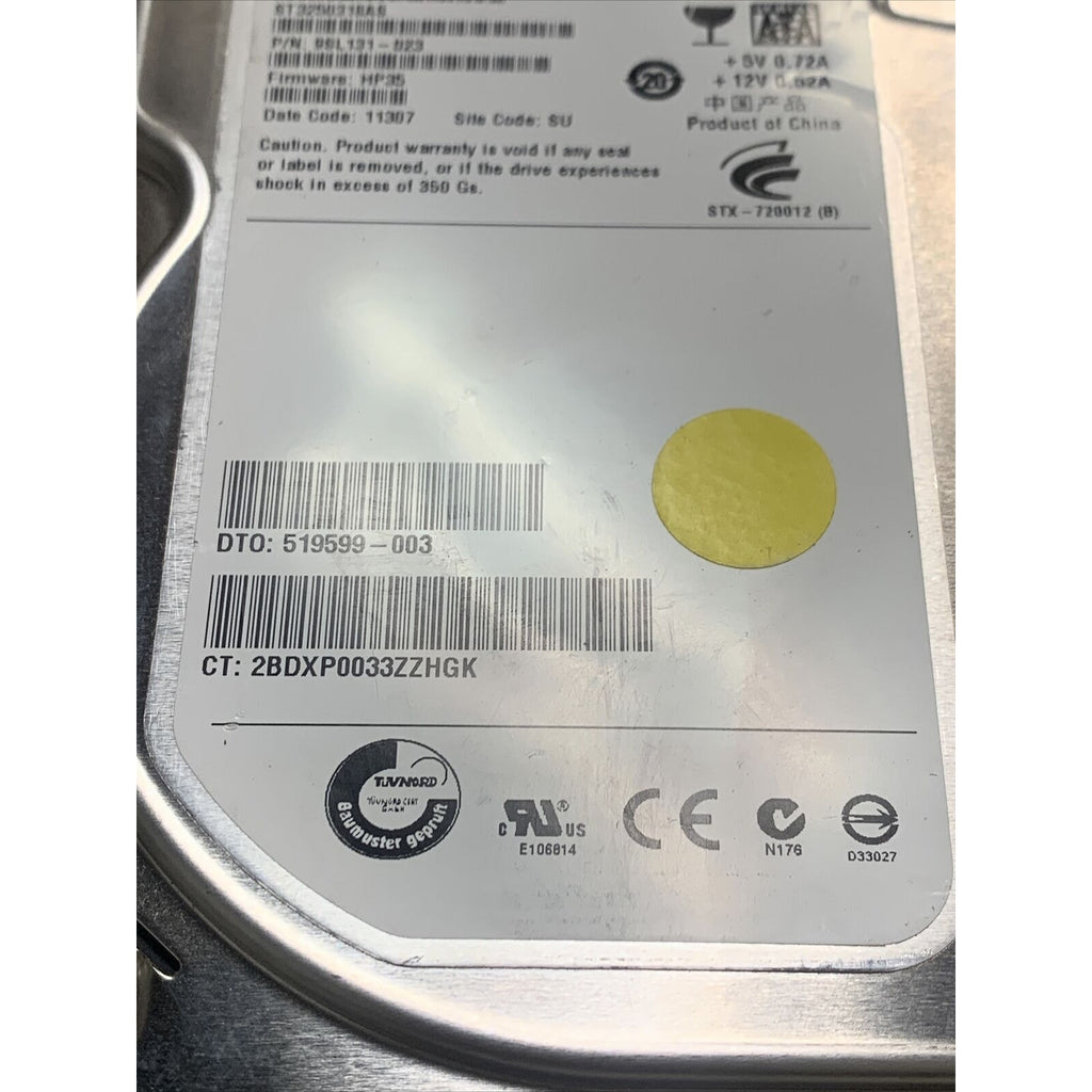 Seagate Barracuda 7200.12 250GB Internal 7200RPM 3.5" (ST3250318AS) HDD