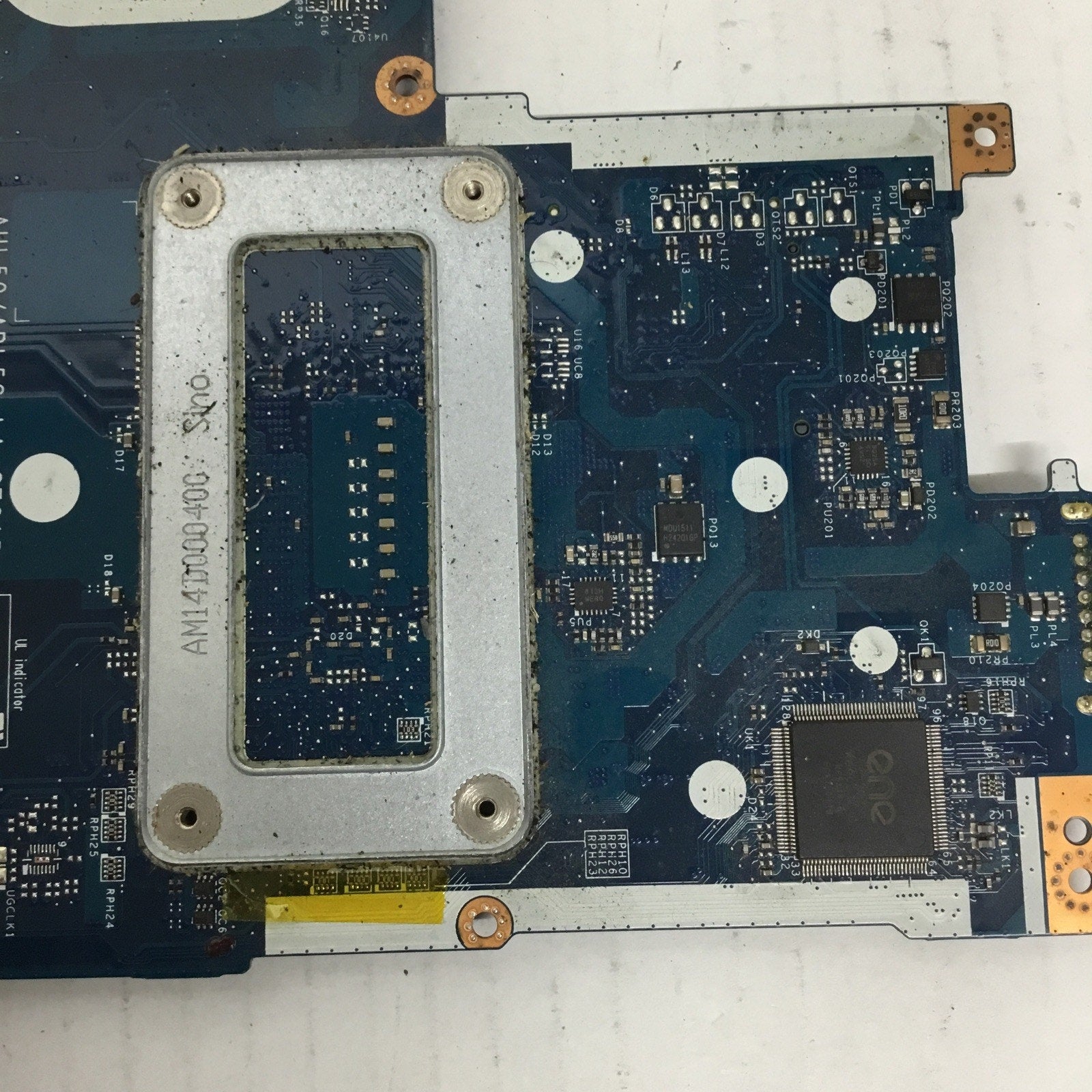 For parts 825034-501 LA-C701P HP MOTHERBOARD INTEL I3-5020U 15-AC AS IS