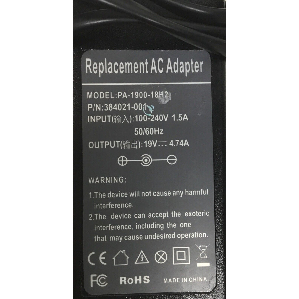 HP 384021-001 PA-1900-18H2 90W 19V 4.7A AC Adapter