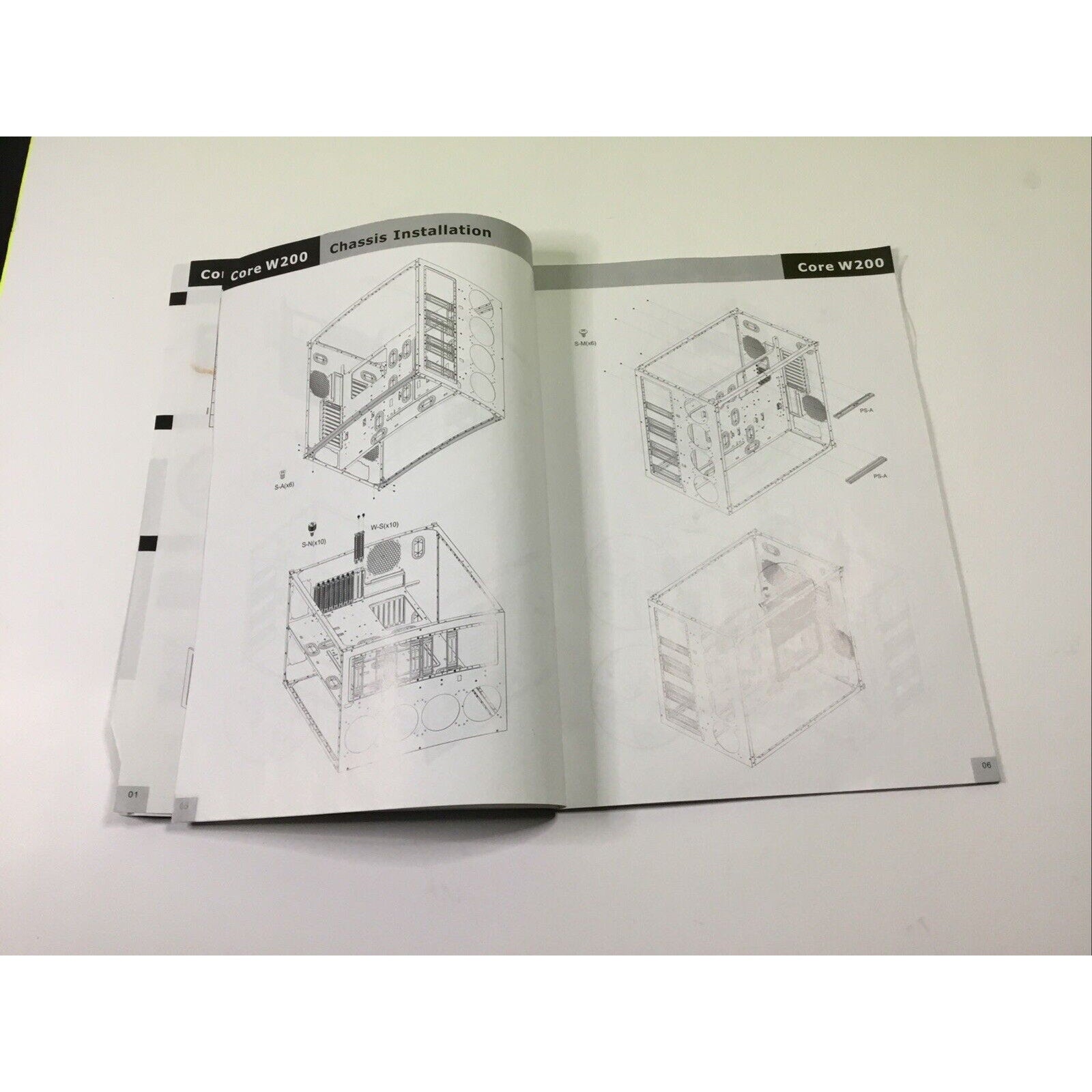 ThermalTake Core W200 Series Assembly Instruction Manual