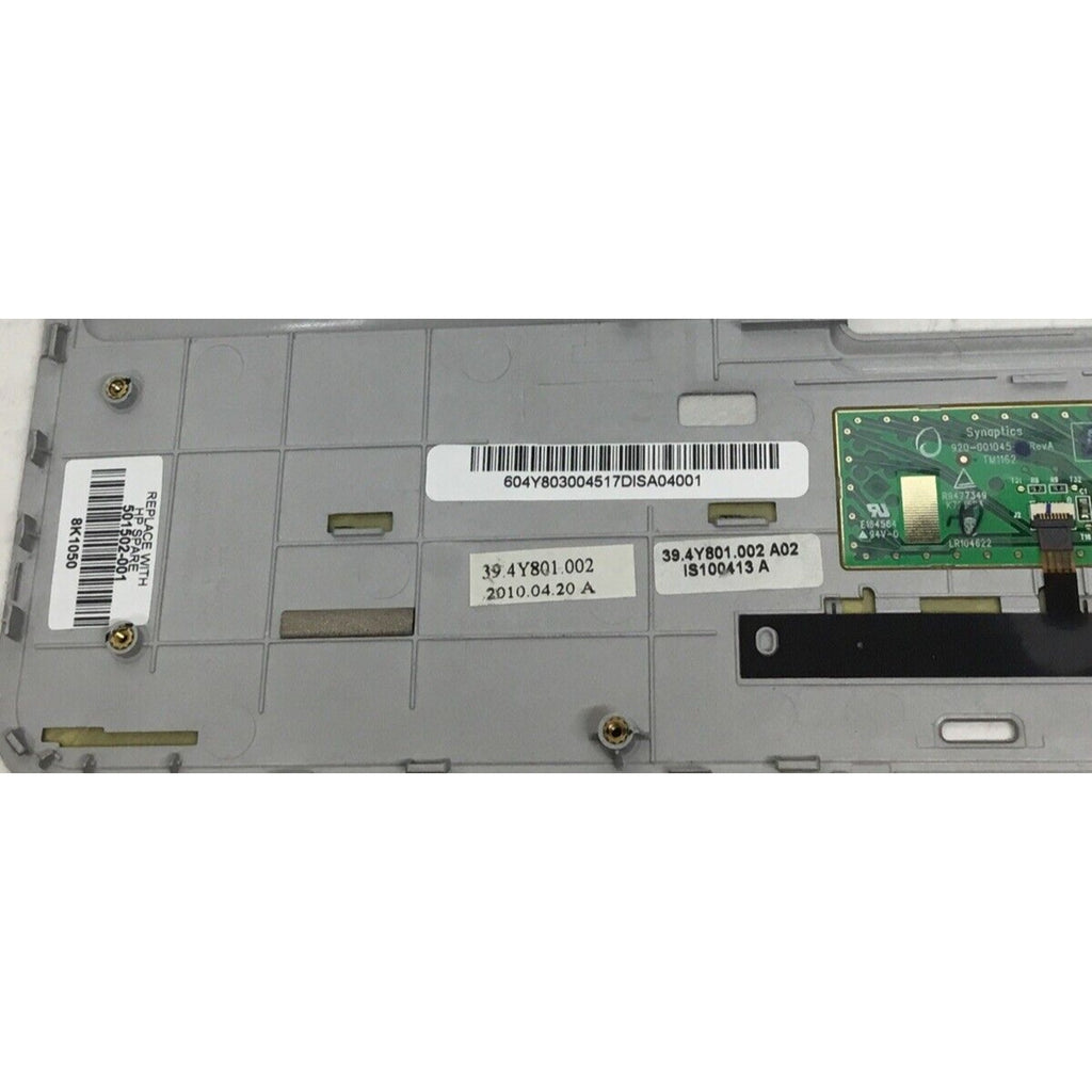 HP Elitebook 2730P Laptop Touchpad Palmrest Volume Board 501502-001