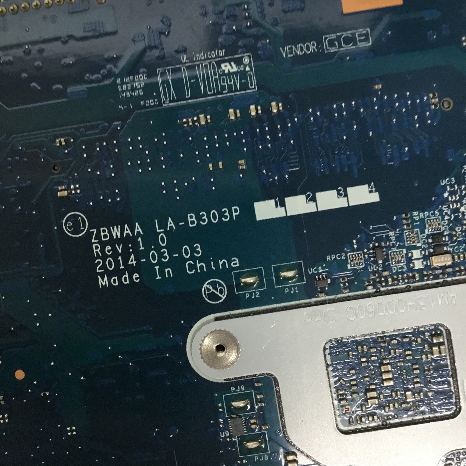 K000891170 OEM TOSHIBA MOTHERBOARD INTEL N3530 SATELLITE C55T-B C55T-B5110