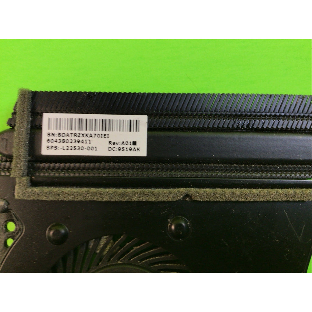 HP 17-by1033dx 17-by Series CPU Cooling Fan + HeatSink L22530-001 6043B0239414
