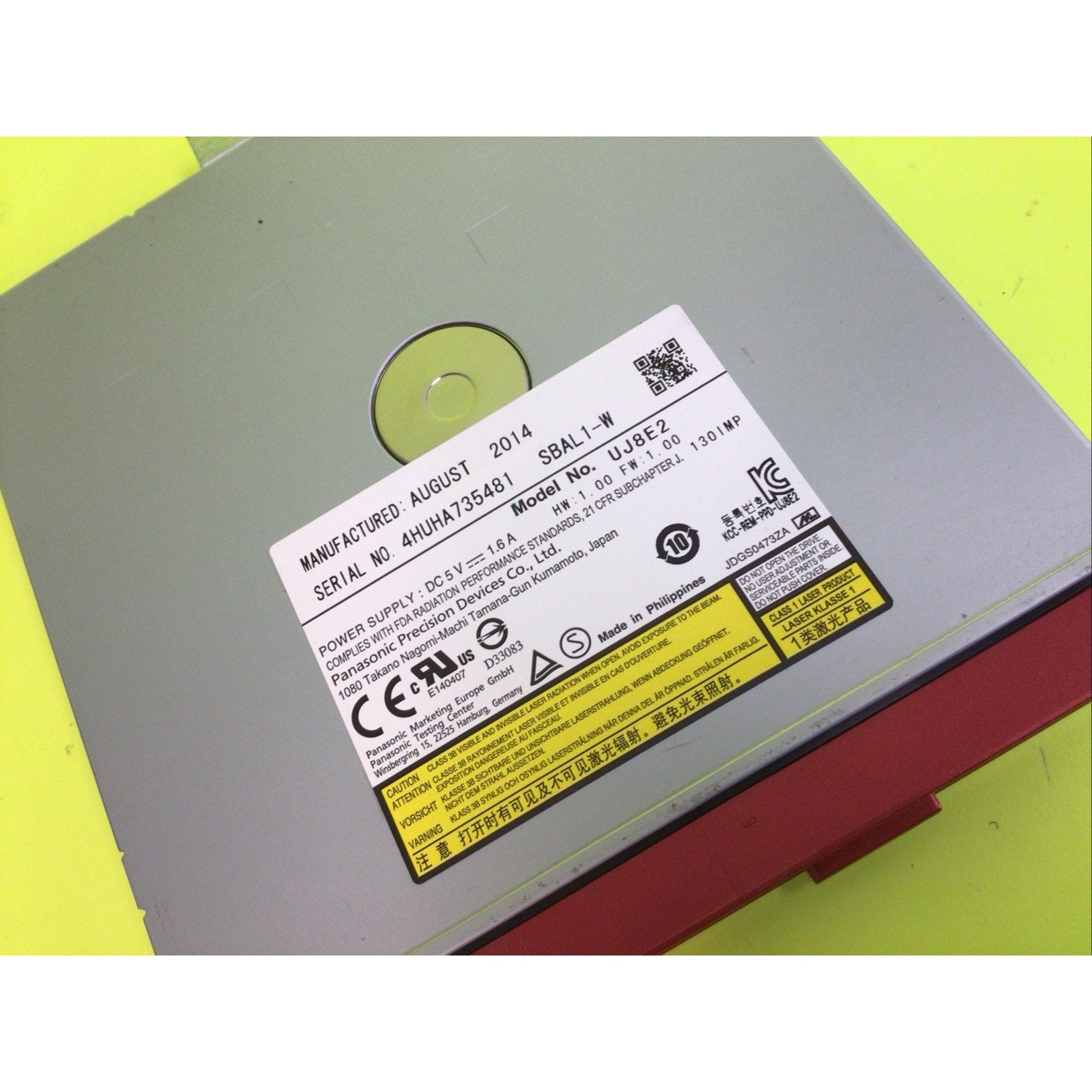 17604-00011500 UJ8E2 Dvd+/-Rw Optical Drive w/Bezel