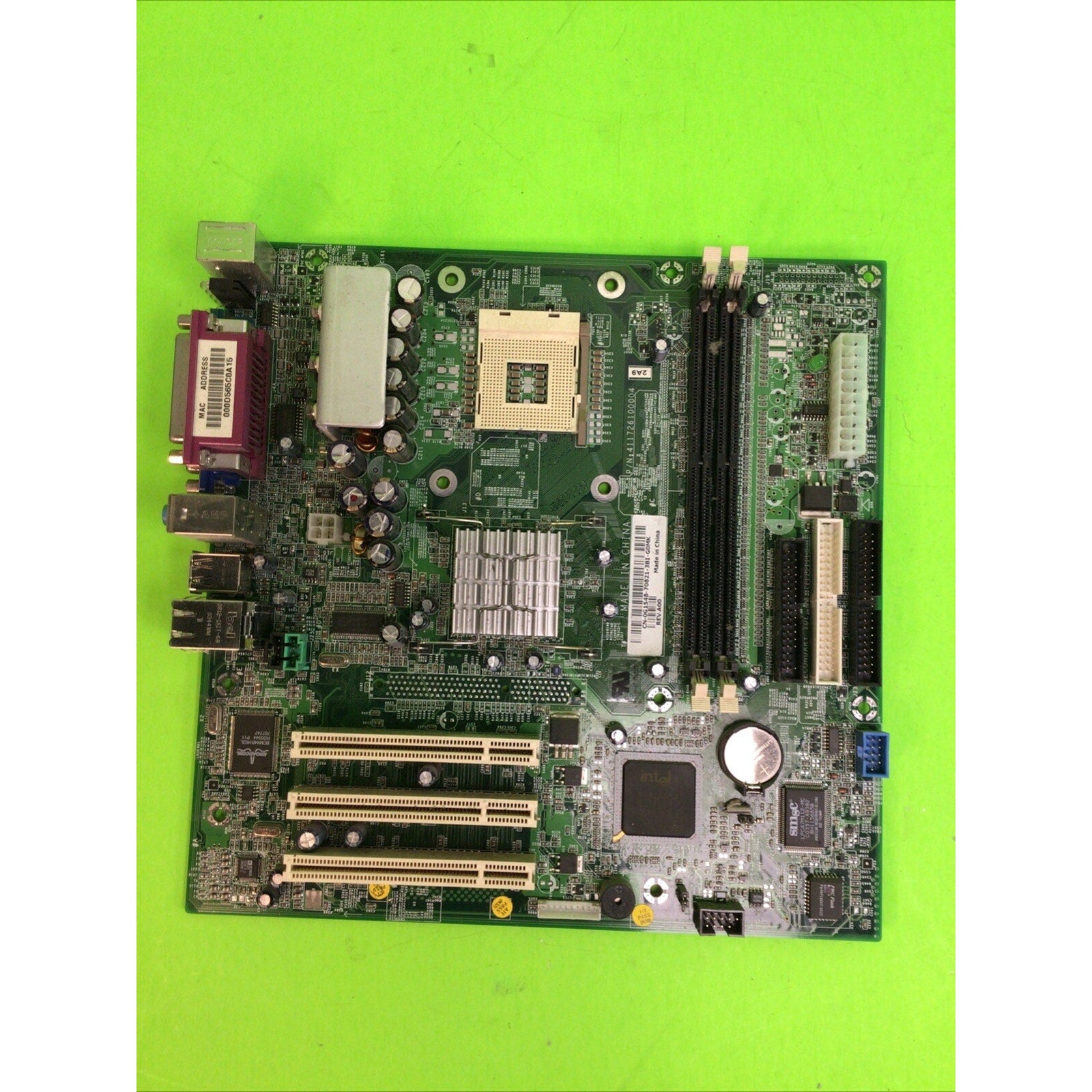 Dell Dimension 2400 160L Motherboard G1548 0G1548 Socket 478 with 640MB DDR RAM