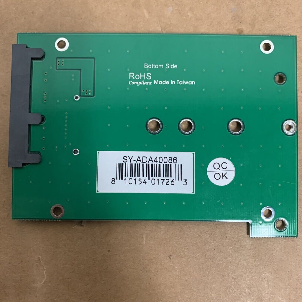 Syba M.2 (NGFF) SSD to SATA III Board Adapter. Multi Size Fit - SY-ADA40086