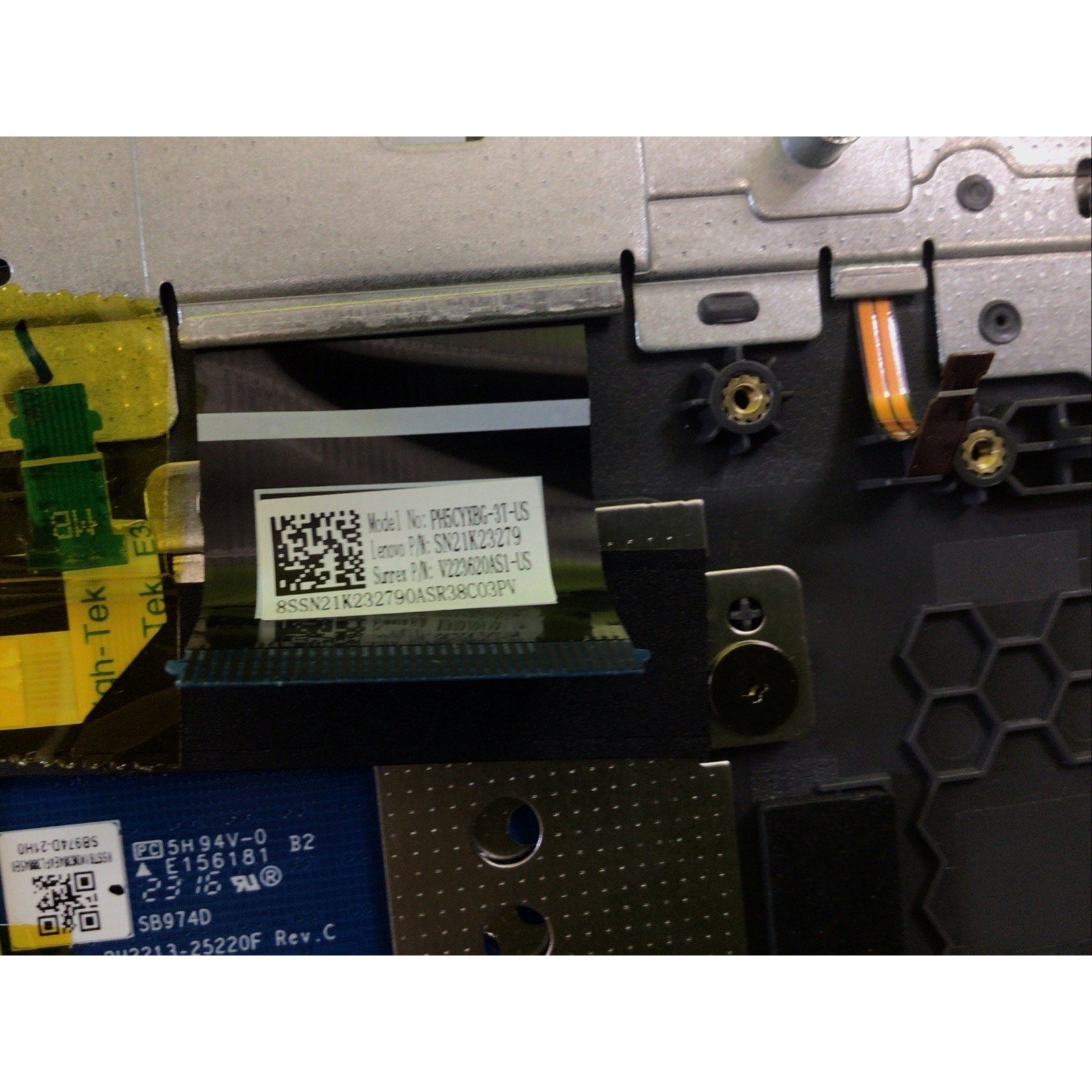 Lenovo Legion Pro 5 Palmrest Touchpad Keyboard Assembly FOR PARTS or REPAIR