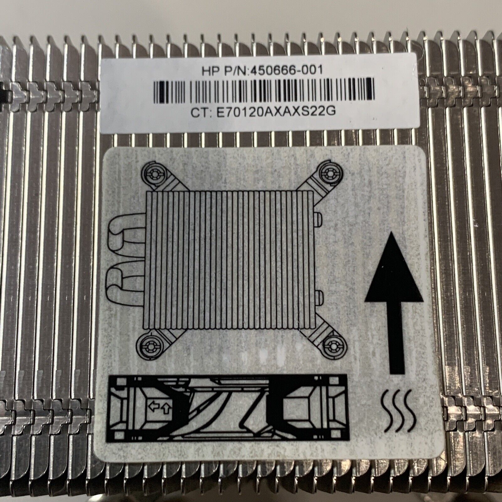 HP Compaq 450666-001 DC5800 MT Microtower SFF DC5850 CPU Processor Heatsink