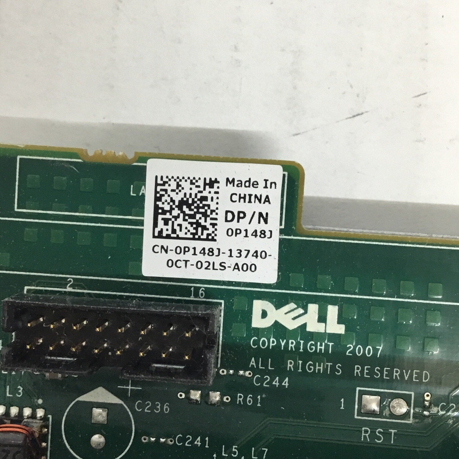 Dell USB Port with Board OP148J & Wire