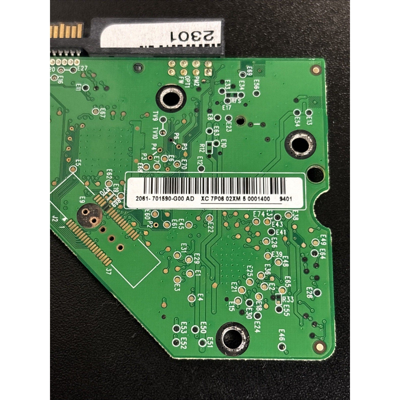 Western Digital WD3200AAKS-00L9A0 320GB Sata PCB Board ONLY 2061-701590-G00 AD