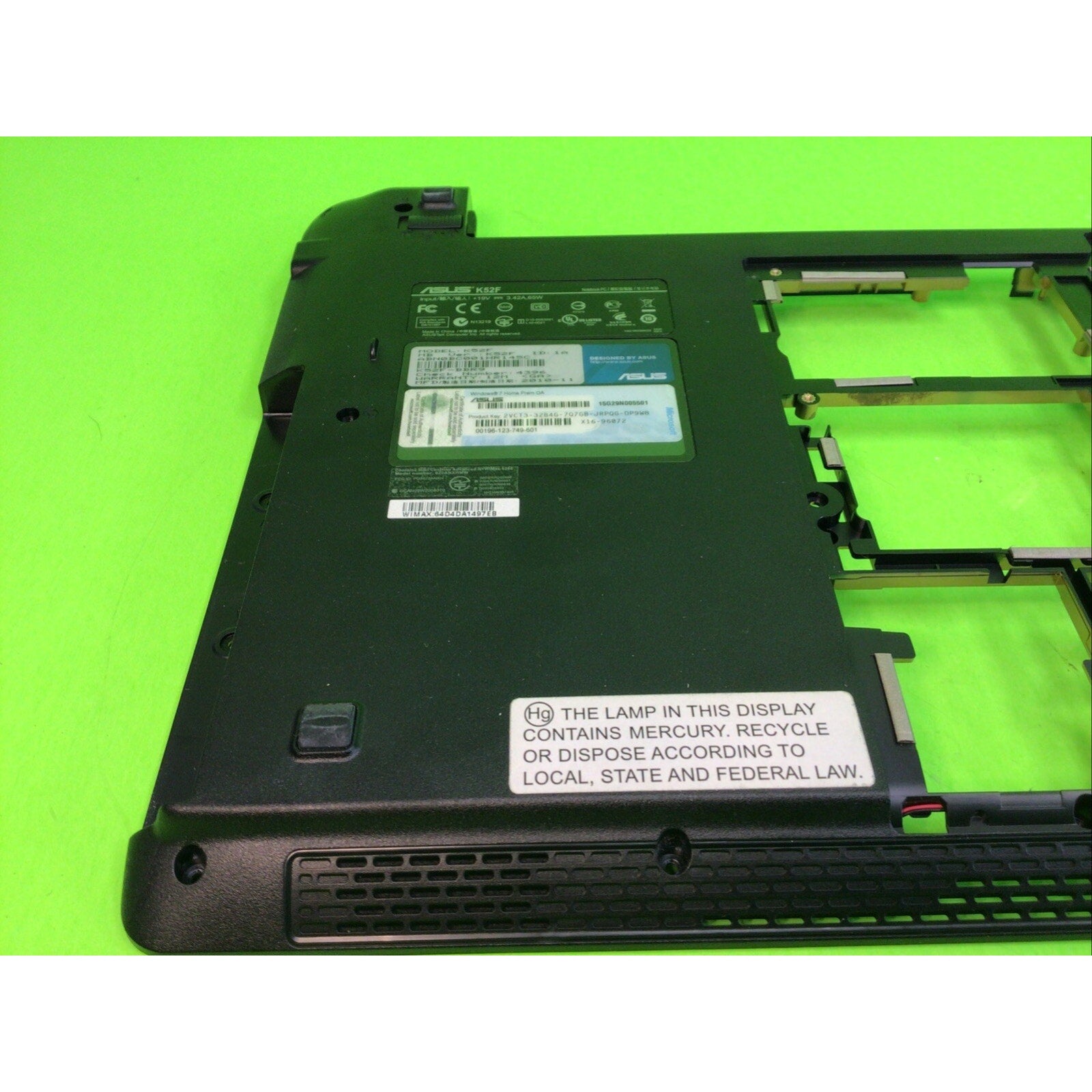Asus K52F Bottom Base 13GNXM1AP041 13N0-GUA0211