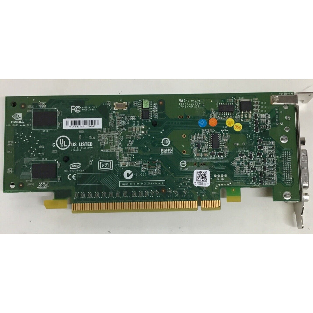 Nvidia N751G PCIe Video Card 9300 256MB CN-0N751G Optiplex 380 P805