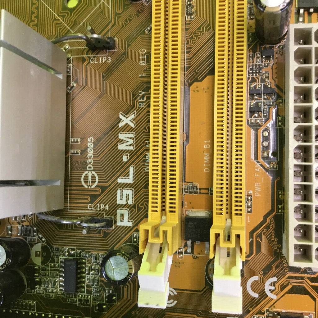 Asus PSL-MX PSLMX Motherboard w/Intel Core 2 DUO 6300