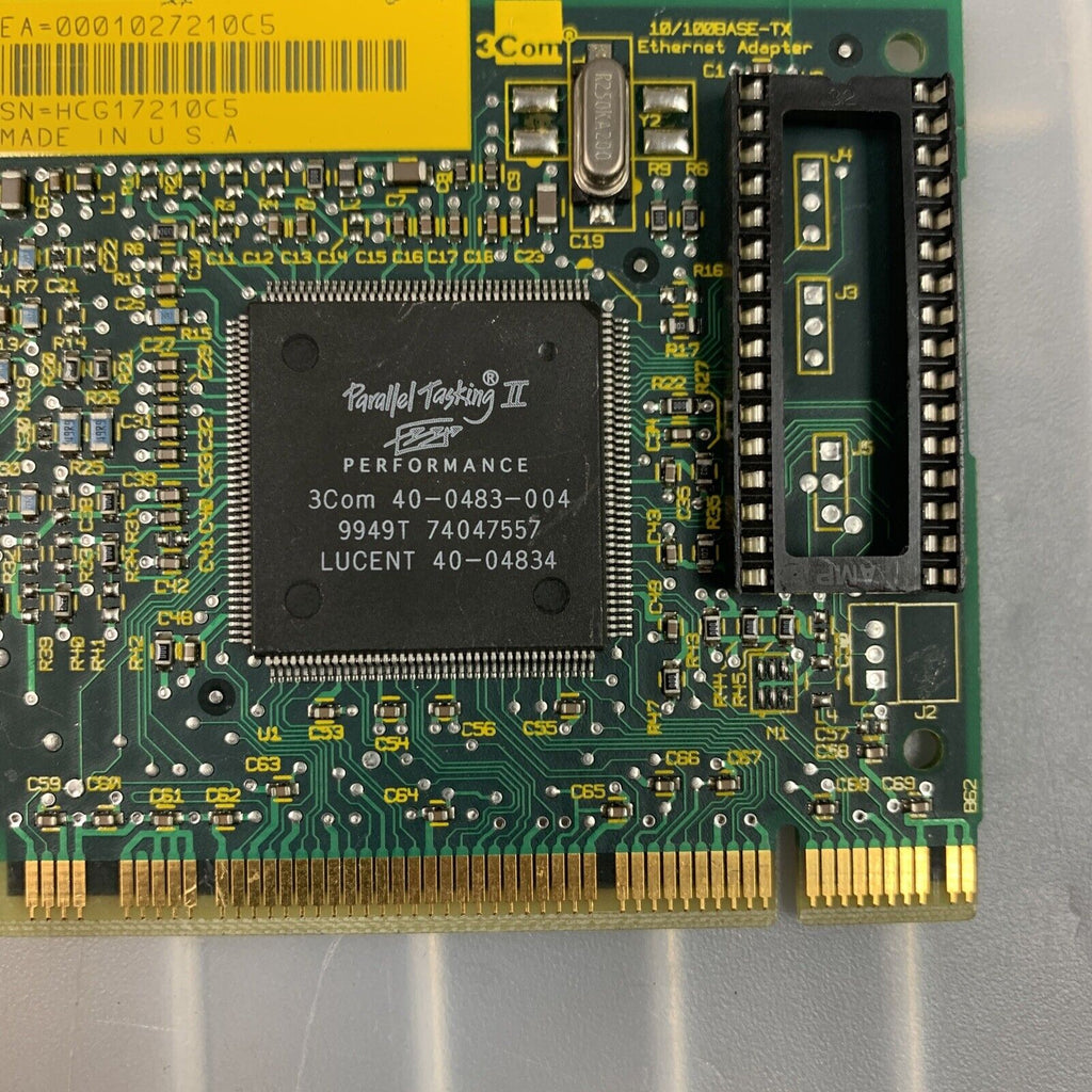 3Com 3C905B-TXNM Ethernet Adapter 10/100BASE-TX Fast Etherlink Network Card