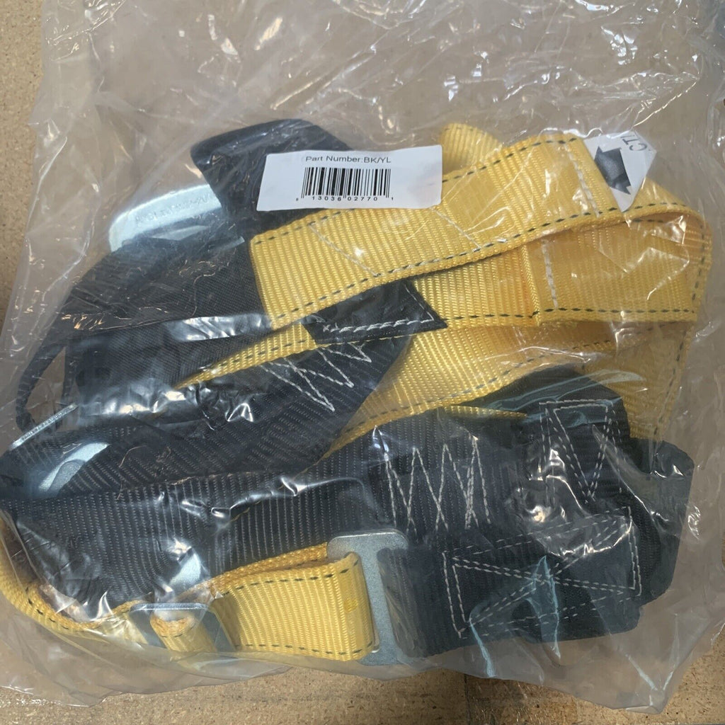 5-Point Fall Protection Warehouse/Roofers/Construction Safety Harness - Yellow