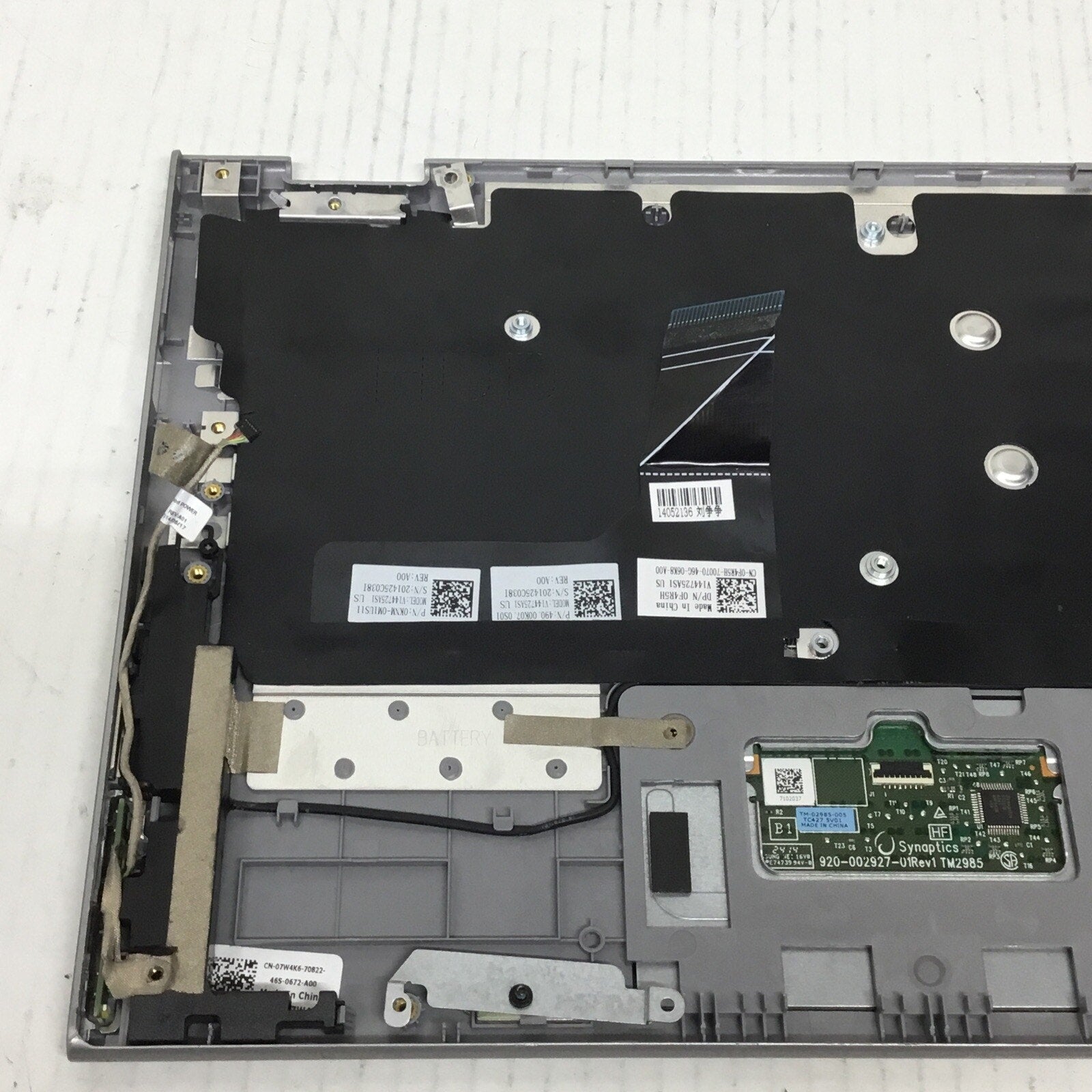 7W4K6 Dell Inspiron 11 3147 3148 Laptop Palmrest W/ Keyboard & Touchpad