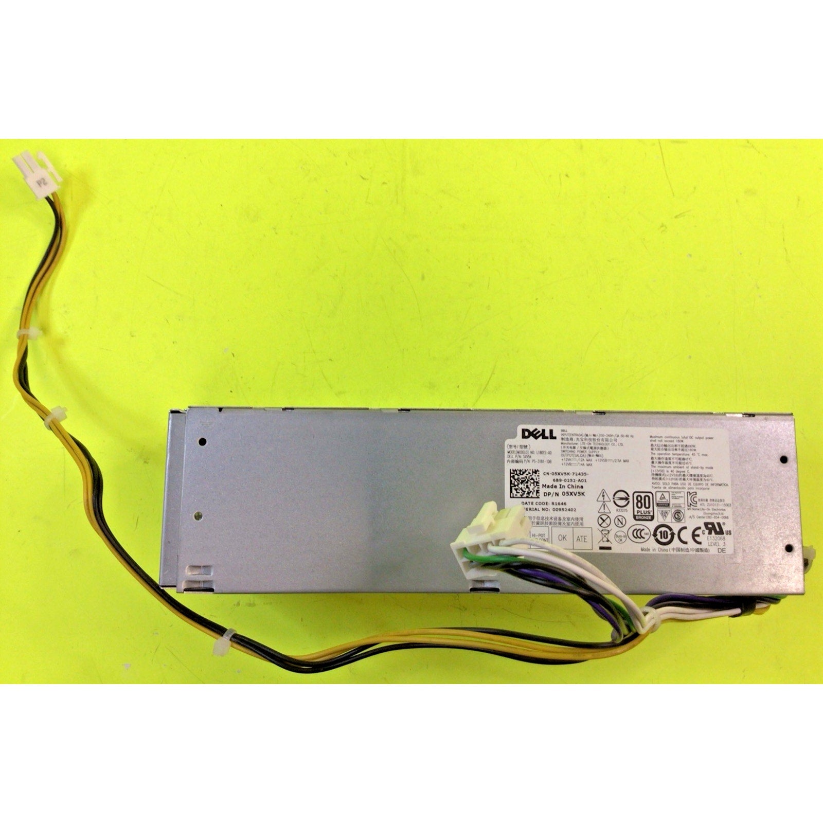 Dell OptiPlex 3040 5040 SFF 180W Desktop Power Supply PSU 05XV5K