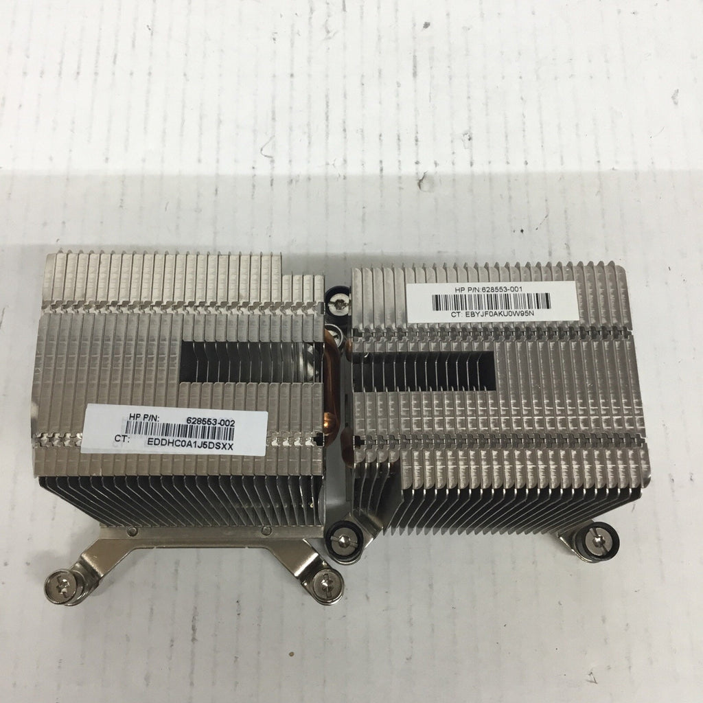 Lot of 2 HP Compaq ProELite 8200 8300 SFF CPU Heatsink 628553-001 & 002