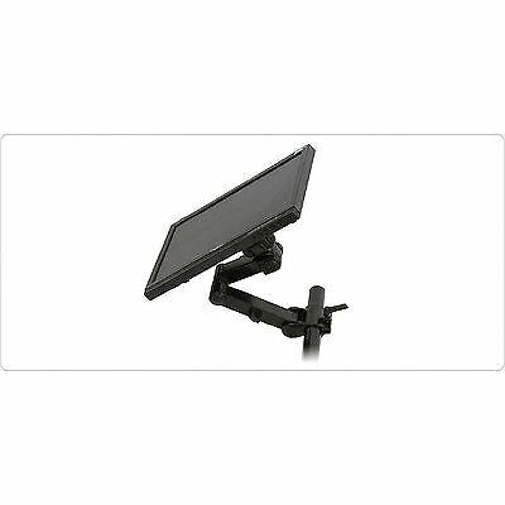 MonMount LCD Extension Arm w/ 3 Points Articulation - Up to 26" Screens - Black