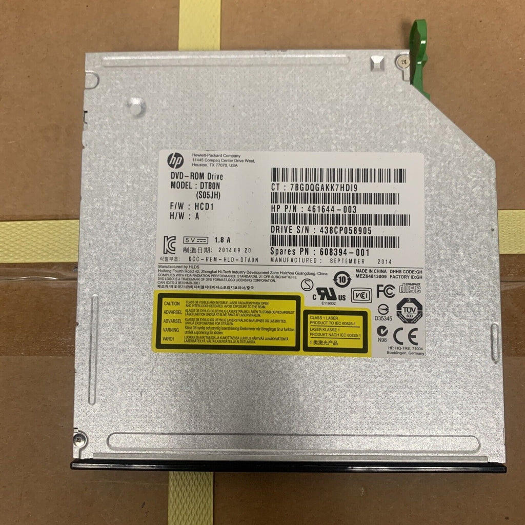 HP DVD Drive DTB0N 461644-003 608394-001 For EliteDesk 800 G1 SFF