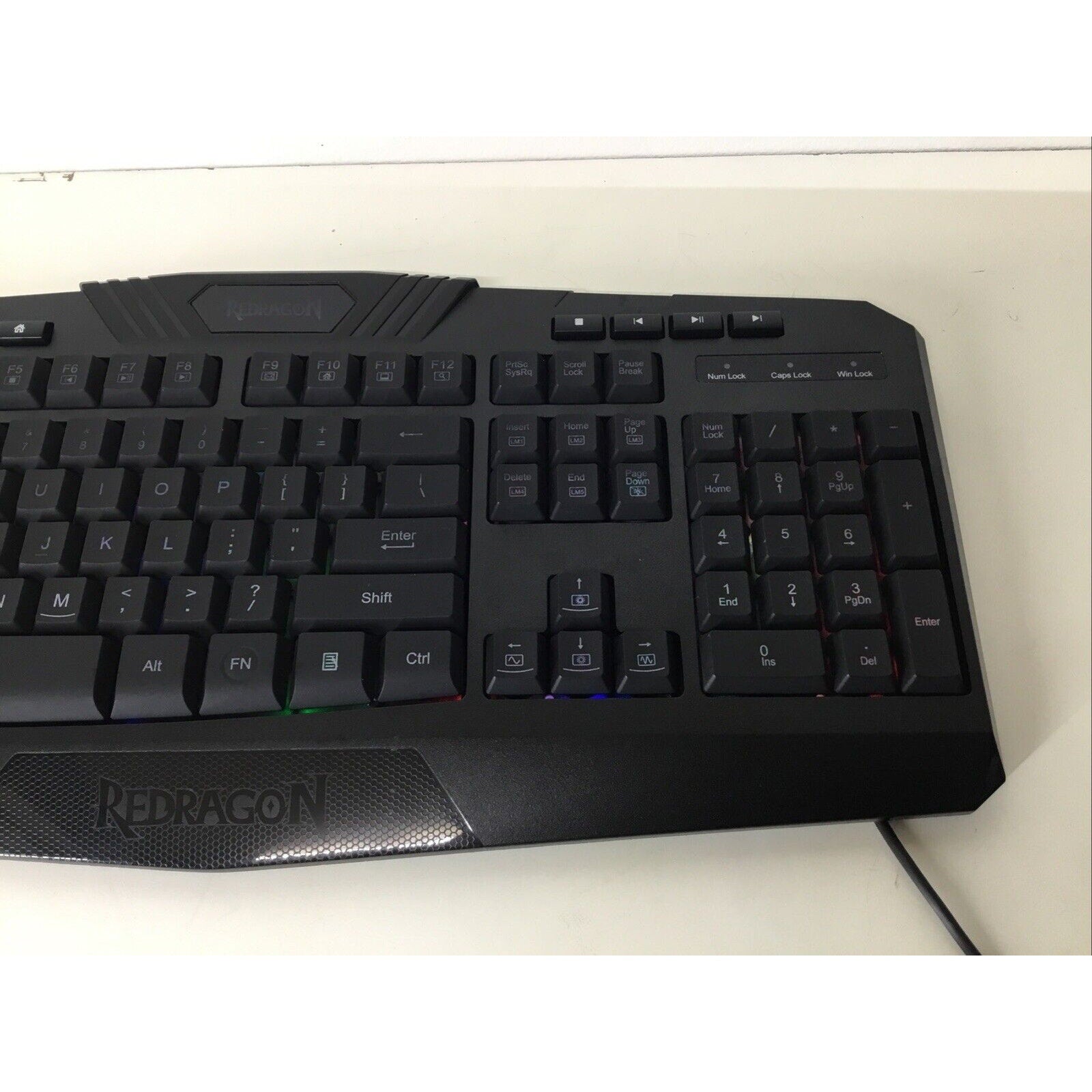 Redragon Harpe2 Back-lit USB Wired Gaming Keyboard K503RGB-1