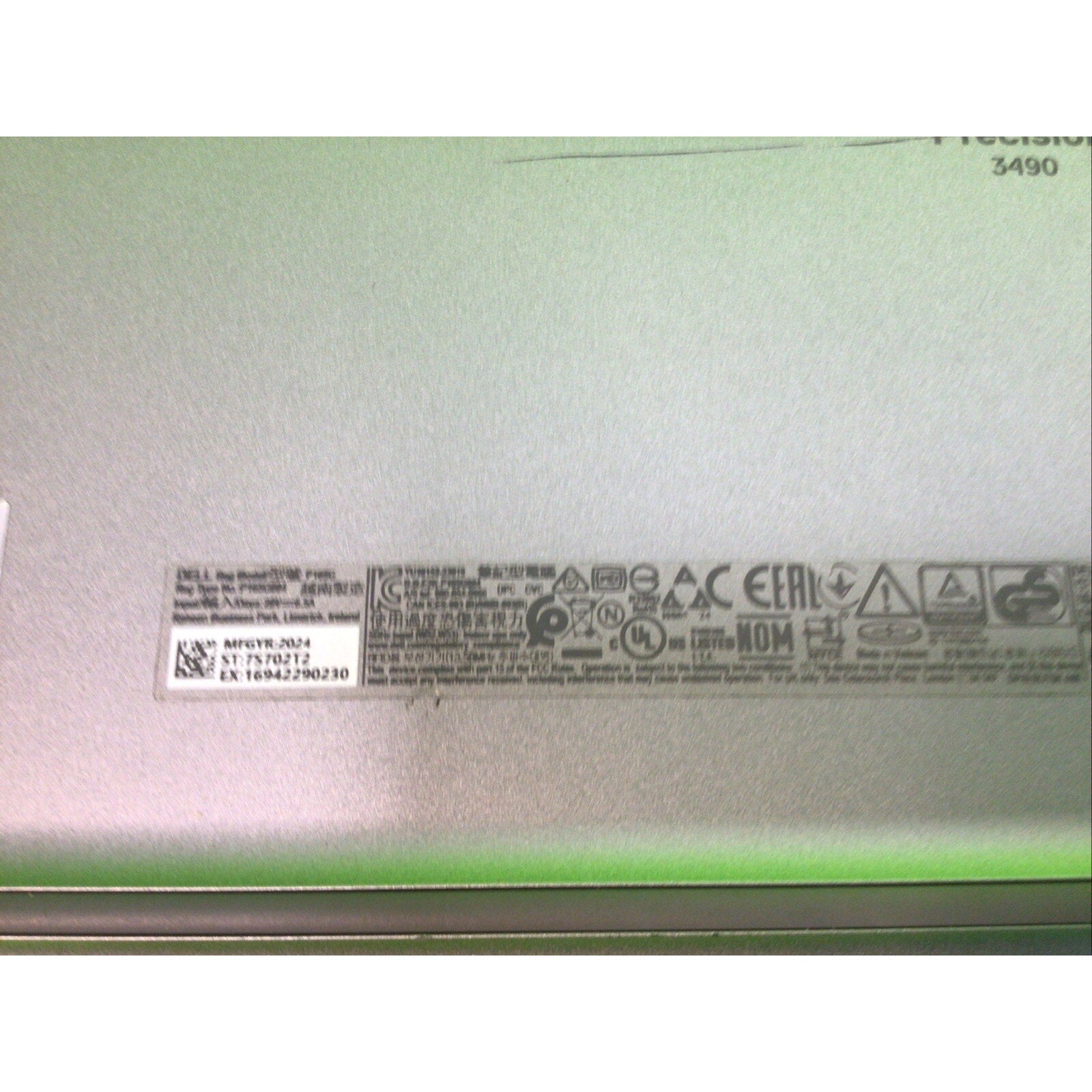 Dell Precision 3490 Laptop Bottom Base Cover Assembly