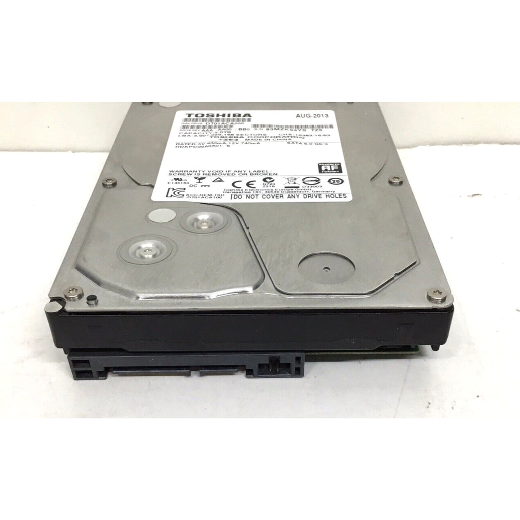 Toshiba 2TB HDD 7200RPM 64MB Cache SATA III 6.0Gb/s 3.5" Hard Drive DT01ACA200