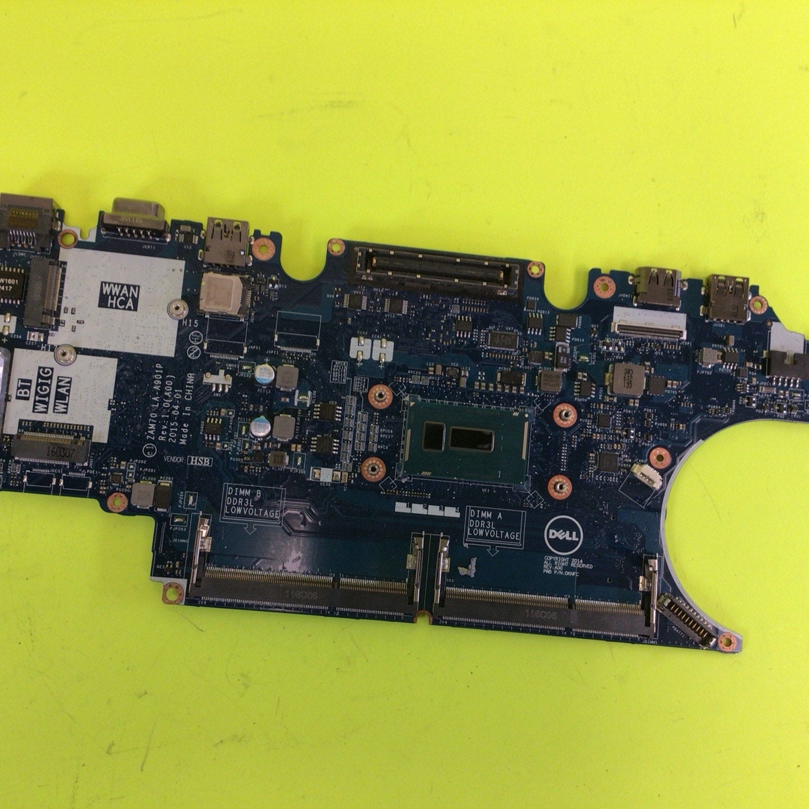 Dell Latitude E5450 Motherboard Intel i7-5600u 2.6GHz X4WN9 LA-A901P