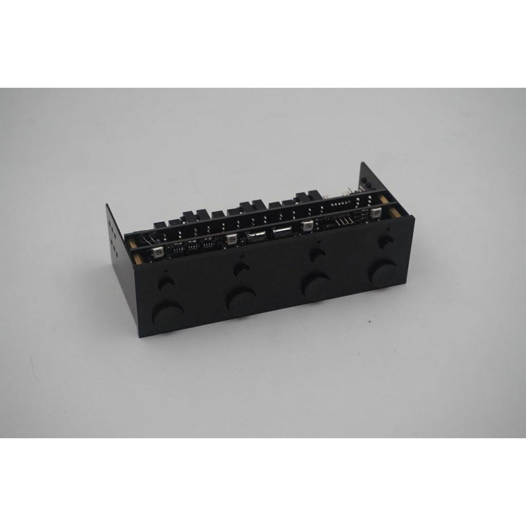 Lamptron CL420 5.25" RGB Fan and RGB Light Controller - Black