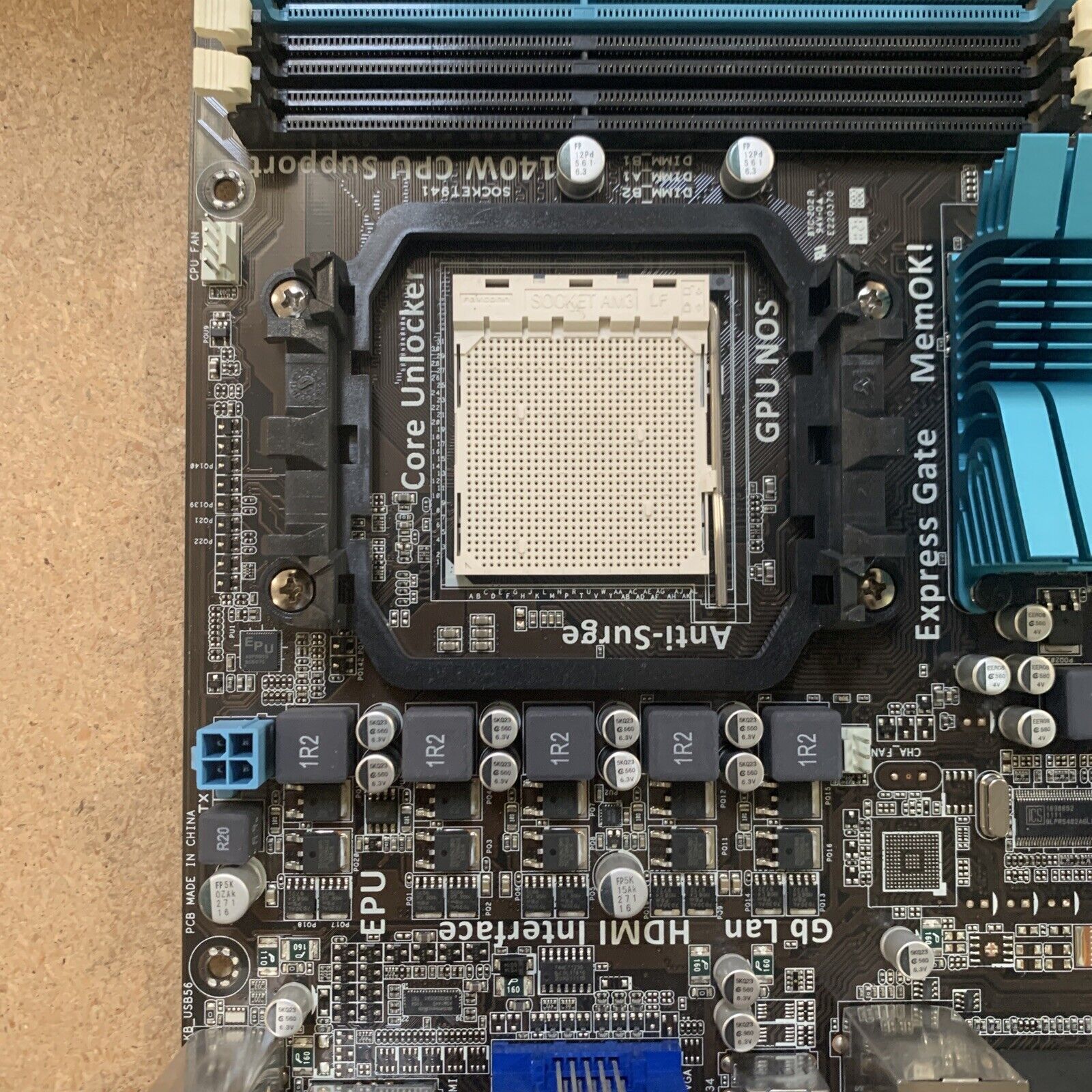 ASUS M4A88T-M R2.01 Socket AM3 AMD Motherboard With I/O Shield