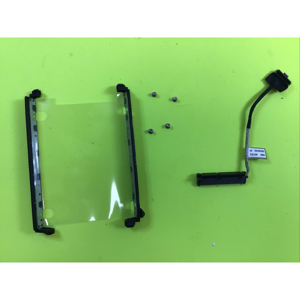 HP 15-f222wm SATA Hard Drive Connector Cable HDD Caddy and Screws DD0U36HD000