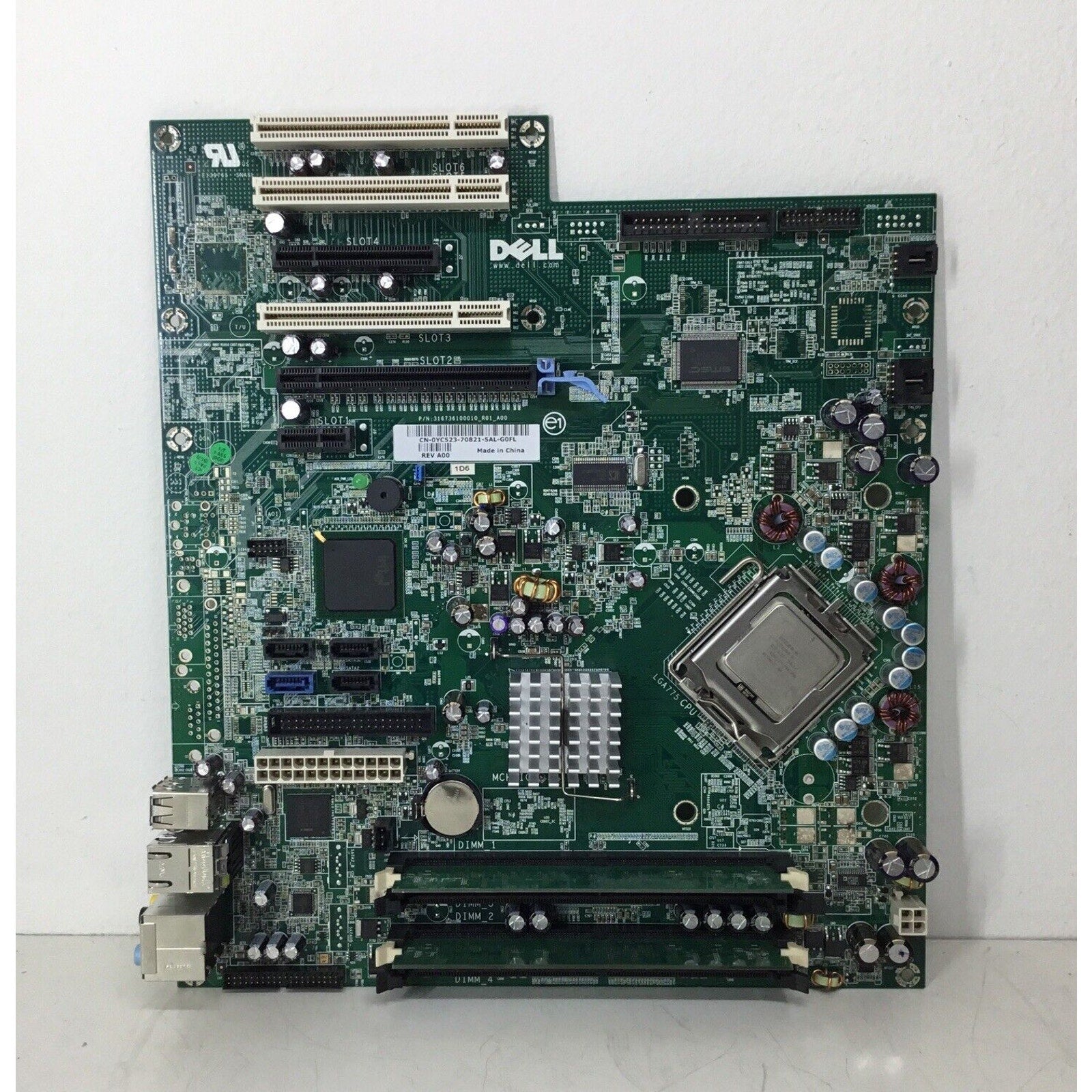 Dell Dimension 9100 Motherboard 0YC523 YC523 Intel '04 Pentium 1GB RAM