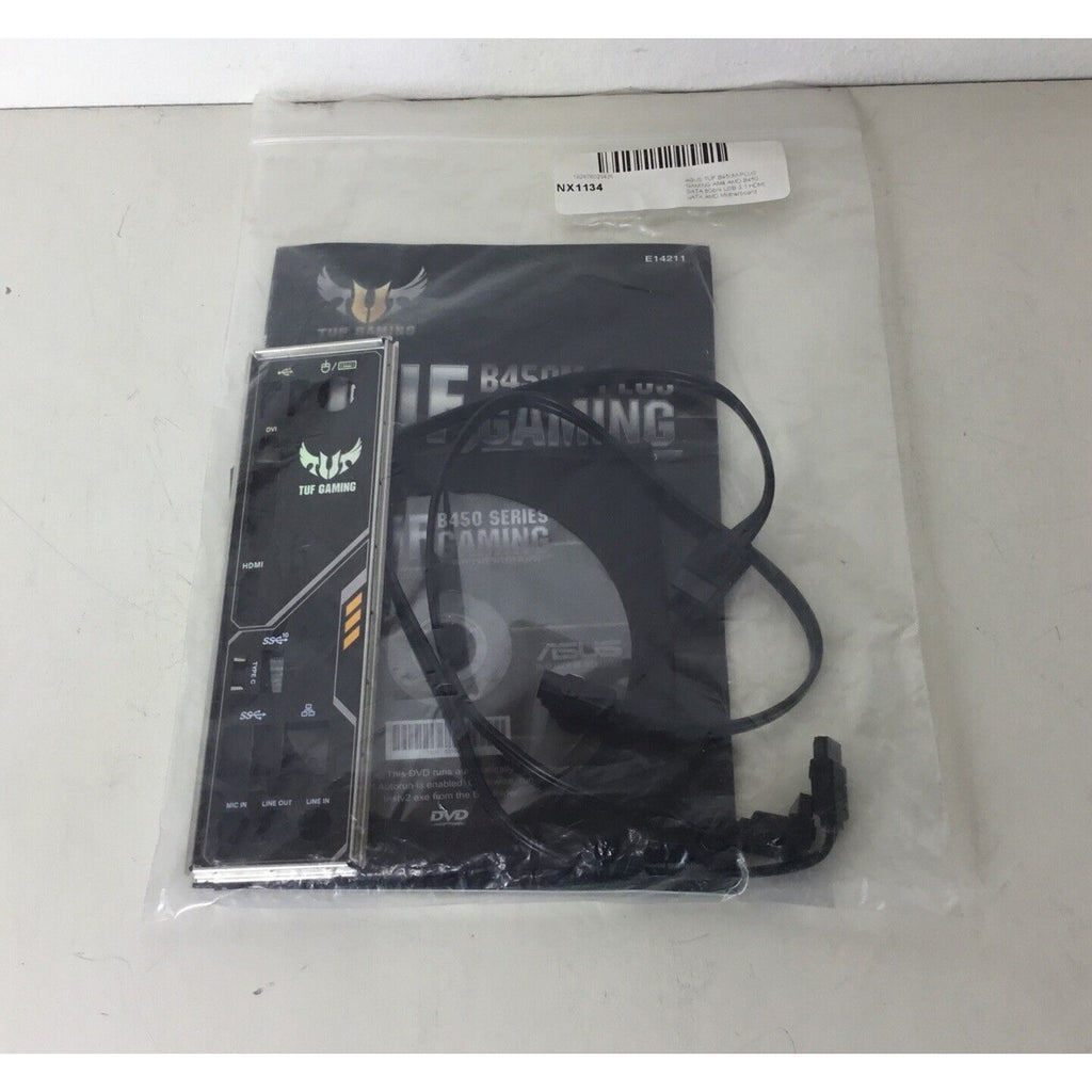 TUF GAMING B450M-PLUS User Guide w/ CD, I/O Shield and Cables