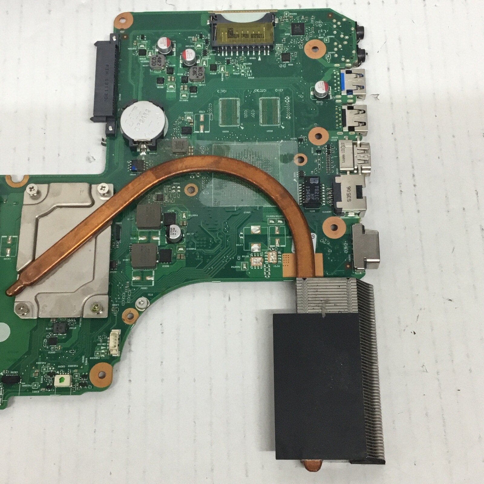 Toshiba Satellite C55 Motherboard SPS V000325120 P/N 1310A2556914 CPU Heatsink