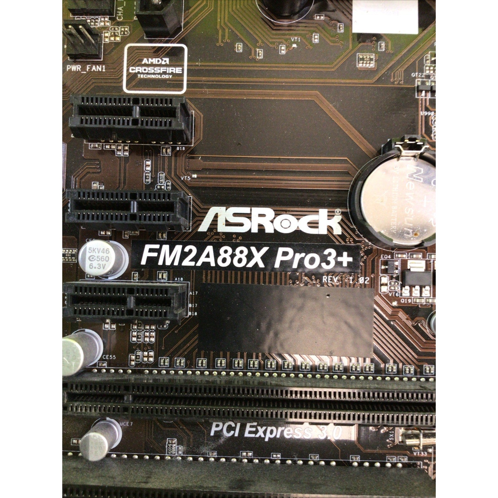 ASRock FM2A88X Pro3+ ATX Motherboard Untested